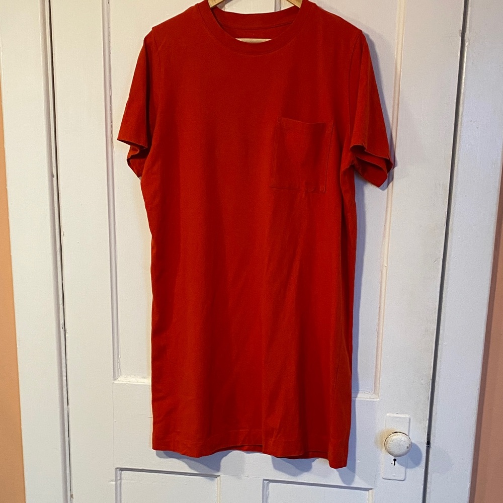 Everlane Bold Red Tshirt Dress